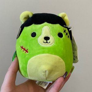 Squishmallow  2021 5 Len Frankenstein plush teddy bear toy